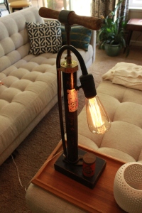 This lamp sold as well as the bottle capper. But there other random items out there just waiting to be made into a lamp.